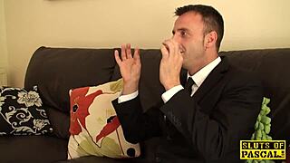 Chubby British Submissive Faces Intense Domination Through Rough Bondage and Squirting Action