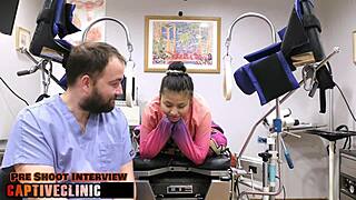 exploring the doctors intense bdsm session with raya nguyen as new sex slave