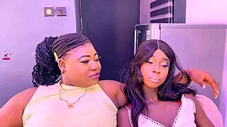 Nigerian Lesbian Neighbors Go Wild With Pussy Licking And Dildo Action In Steamy Ebony Encounter!