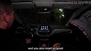 The young Colombian Camila Henao explores a hidden life adventure in the car part 1 with Jean Paul