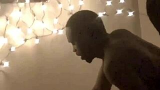 How deep can this massive black cock pound me doggystyle?