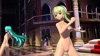 Goddess Hatsune Miku And Gumi Reveal Nude Mod In Cendrillon Project Diva Full Nude