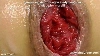 uh i mrplay am anal fisting sindy rose on kitchen table and her prolapse is so extreme crazy