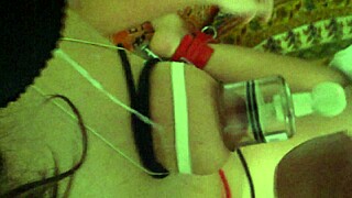 Amateur Bondage Scenes with Tied Up Deepthroat and Rough Tits Action Compilation