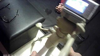 Behind The Scenes Hardcore Shoot With Sexy Brunette In Glasses Getting Pounded Roughly. Shaved Pussy Takes Intense Action!