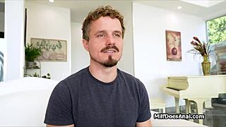 oh wow, this busty cougar is mixing yoga with hardcore anal in the bedroom!