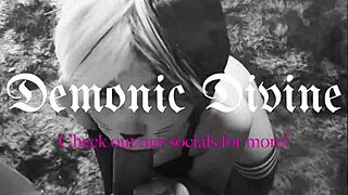 Cute emo goth babe with big natural tits gets fucked doggystyle and missionary