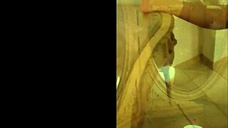 subtle self-pleasure reflected in antique vintage mirrors with a retro touch