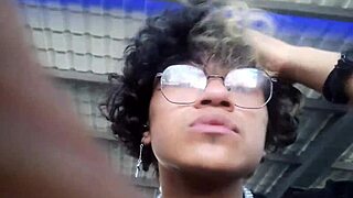 amateur fitness babe moans during sexy athletic homemade session facing the camera directly