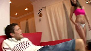 whoa adiamo is all about double penetration taking two big cocks deep in her ass for cumshot