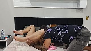 Caught My Girlfriend Flashing to Guys Online and Fucked Her Hard