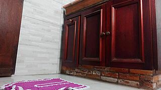 real housewife seduces plumber with wet pussy and blowjob for rough fucking