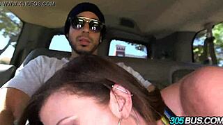 sara jays huge ass fucked on the 305bus 2 2 with blowjob and rough outdoor action