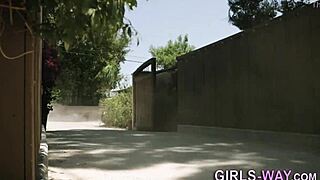 Lesbian In Heels Tribs With Cute Babe