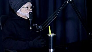 Flor de Damiana enjoys the exhibitionist side with Kidi Bengala in a see-through red outfit during a wild swinger interview full of domination and group orgasm fun outdoors.