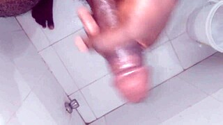 Whoa, watch me play with my huge dick while my wife is away in this wild xxx video