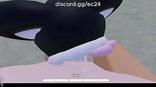 oh yes, i'm fucking this roblox slutty girl rough on the beach with deepthroat and anal~