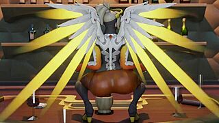 i'm mercy the big ass doctor in this hentai scene