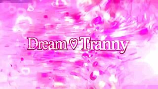 Super hot tranny graziela cinturinha gets tight butthole stretched bareback