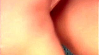 Lezley Zen showcases her big tits in sexy lingerie during an intense railing session.