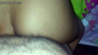 In a homemade video, the young Latina amateur bends over for intense DOGGYSTYLE anal with a monster cock in POV, avoiding pregnancy risks.