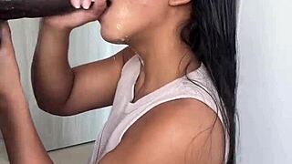 linda morena gets her craving for big black cock satisfied by amateur couple nysdel 😏🍆