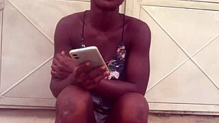 Twerking in clothes then stripping naked for more!