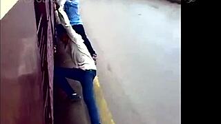 Young Amateur Flashes And Rides Doggystyle In Outdoor Public Close Up