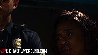 Cop nicole kitt pounded hard on desk