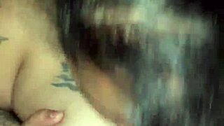 I love how this chubby bbw polishes my black cock fiercely