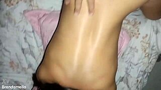 Brazilian girlfriend couldn't hold back moans during sensual pov couple sex with natural tits