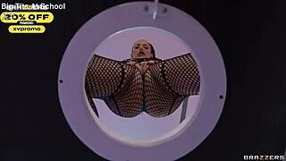 Angela White and Queenie Sateen Dive into Wild Threeway with Cum Swapping and Deepthroat Action