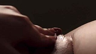 Morning pussy masturbation with loud moans close up