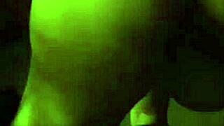 Married wife in wedding lingerie spreads pussy bent over for big dildo fucking action