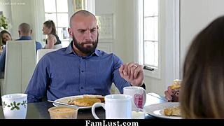 Why Is This Horny Girl Sucking Cock Under Table?