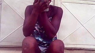 Twerking in clothes then stripping naked for more!