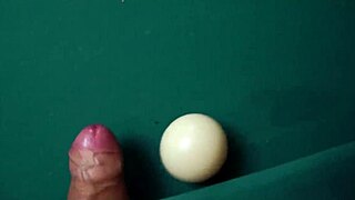 oh wow, this wild college party turned into a steamy threesome on the billiards table with kira viburn and emma korti