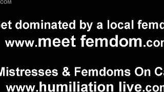 i dominate with bratty ballbusting humiliation in rough femdom pov sessions