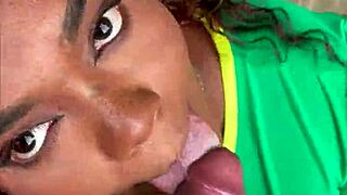 Intense Outdoor Sex With Brazilian Latina Stranger In Forest Leading To Massive Cumshot