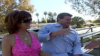 mature big tits wife cuckold blowjob facial