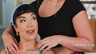 Moving day just turned into a total moaning fest with these redhead lesbians going at it on cuntsway 😏