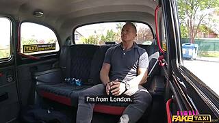 milf gets big tits groped in taxi and squirts hard