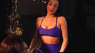 Uh, I Seduced The Sexy Body Artist Into Wet Lesbian Action