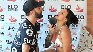 Oh man, I can't wait to see Lorena Doll with her big natural tits and cute ass before the hot interview room.