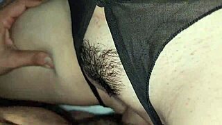 This juicy Latina college babe gets her tight wet pussy filled with creampie