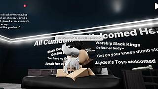 roblox cat girl takes big black cock in doggystyle