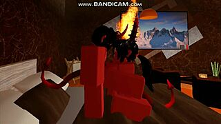 reupload shows more animations featuring a rich demon girl in roblox adventures