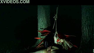 Lily thot submits to extreme bondage and domination as she crawls in the mud for rough outdoor anal spanking