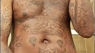 i tried to get hard but ended up with soft gummy worm cumshot on tattoo