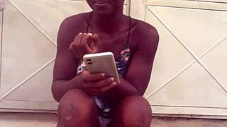 Twerking in clothes then stripping naked for more!